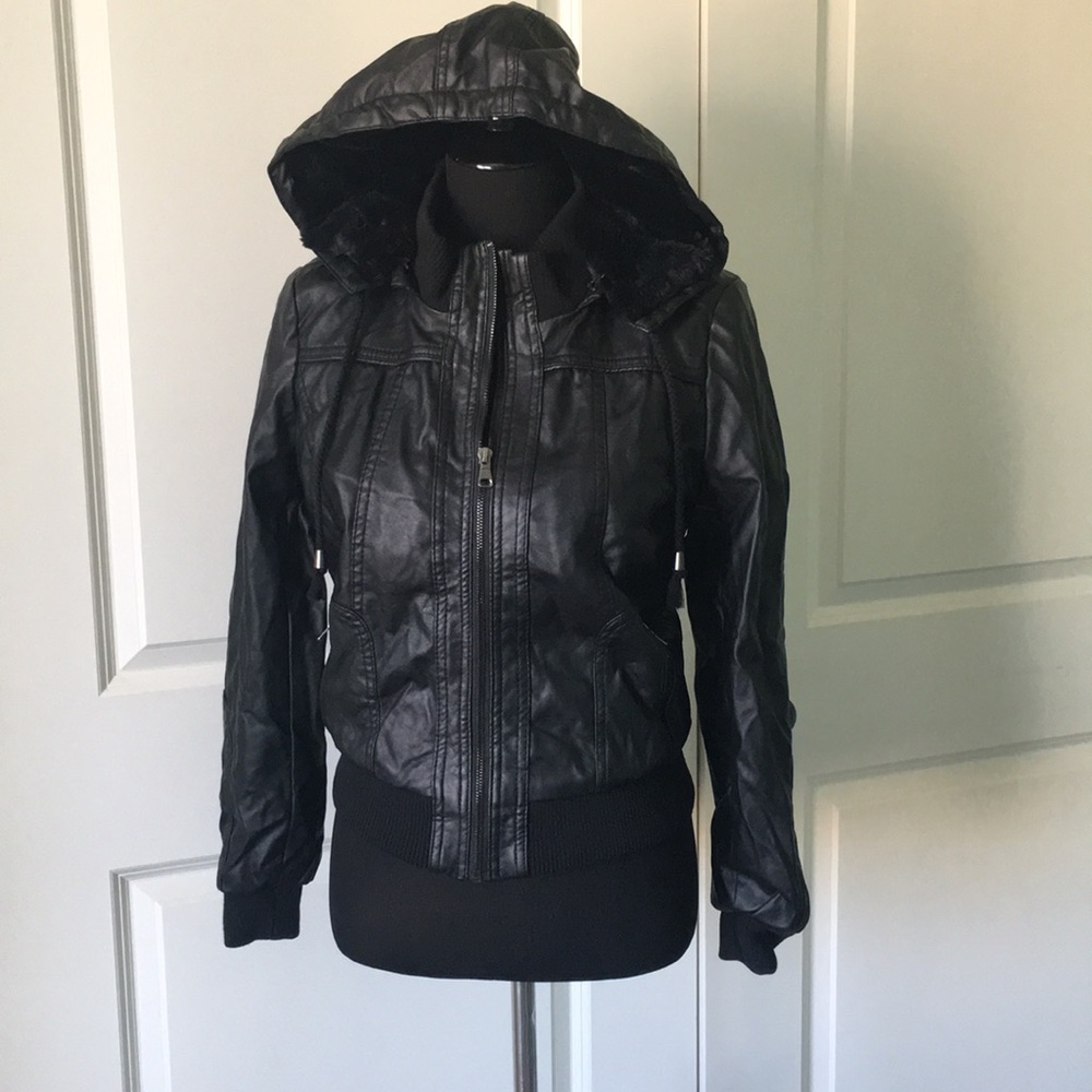 Faux Leather Jacket
